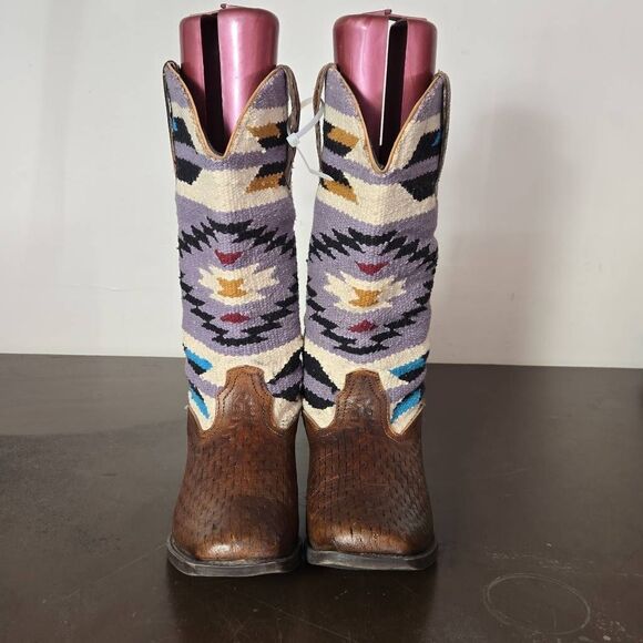 Roper becca Western Boots Aztec Tribal 8.5 - Picture 2 of 8